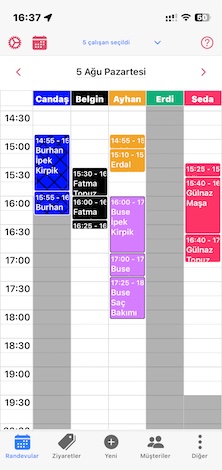 Takvim Yönetimi - Cep Telefonu